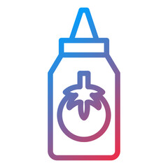 Vector Design Sauce Icon Style