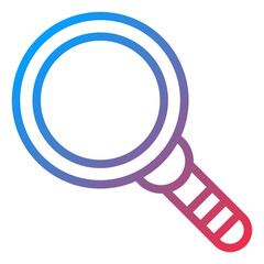 Vector Design Magnifying Glass Icon Style