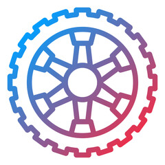 Obraz premium Vector Design Wheel Icon Style