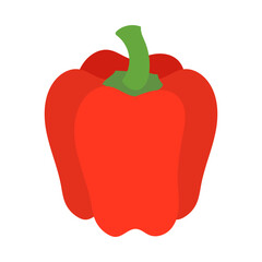 パプリカ。フラットなベクターイラスト。
Paprika. Flat designed vector illustration.