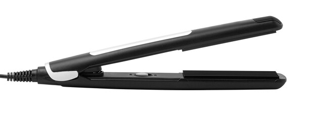 Hair straightener with a white insert