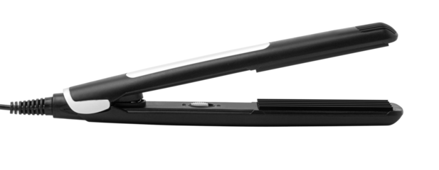 Hair straightener with a white insert