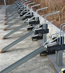 Equipment of Japan bicycle parking stand