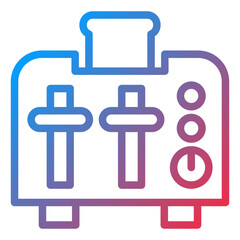 Vector Design Toaster Icon Style