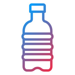 Obraz premium Vector Design Water Bottle Icon Style