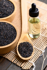 Black sesame seed and oil, Food ingredients in Asian cuisine