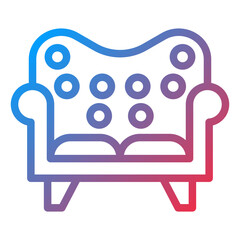 Vector Design Sofa Icon Style