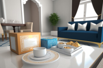 gift box ramadan, Generative AI