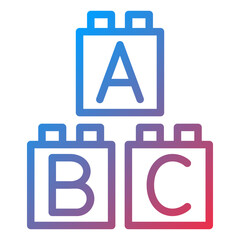 Vector Design Blocks Icon Style