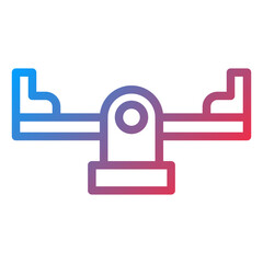 Vector Design Seesaw Icon Style