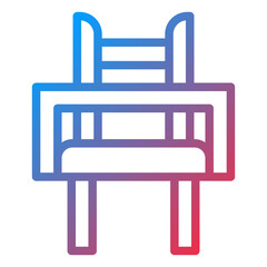 Vector Design Baby Chair Icon Style