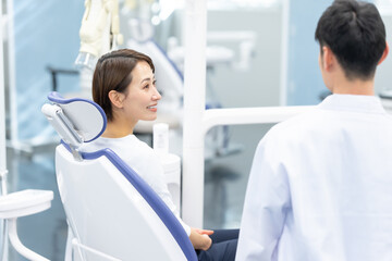 Obraz premium 歯科・歯医者