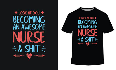 Nurse T-shirt Design