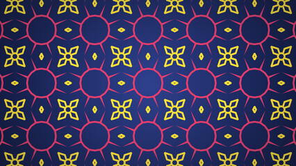 Simple shape geometric patterns background. Anime manga style simple geometric pattern wallpaper. Seamless pattern bg.