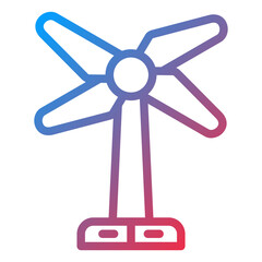 Vector Design Wind Power Icon Style