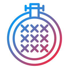 Vector Design Cross Stitch Icon Style