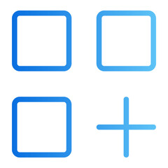 add on gradient icon