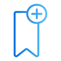 Obraz premium save gradient icon