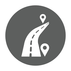 Road, route, way icons