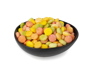 Colorful Breakfast Bolls, Fruity Cereal Ball, Colorful Corn Cereals Collection
