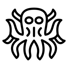 Vector Design Kraken Icon Style
