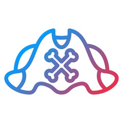 Vector Design Pirate Cap Icon Style