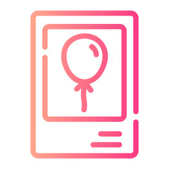 pictures gradient icon