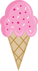 ice cream vector image or clipart