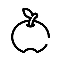 apple icon or logo isolated sign symbol vector illustration - high-quality black style vector icons
