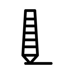 ballpoint icon or logo isolated sign symbol vector illustration - high-quality black style vector icons
