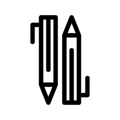 ballpoint icon or logo isolated sign symbol vector illustration - high-quality black style vector icons

