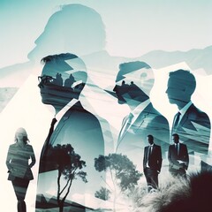 Group of Business People Meeting 