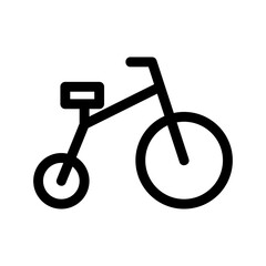 bicycle icon or logo isolated sign symbol vector illustration - high-quality black style vector icons
