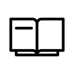 book icon or logo isolated sign symbol vector illustration - high-quality black style vector icons
