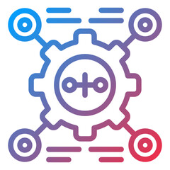 Vector Design Automate Icon Style