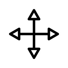 compass icon or logo isolated sign symbol vector illustration - high-quality black style vector icons
