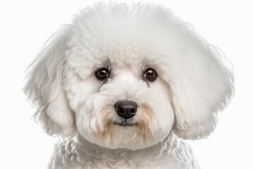 Obraz premium Bichon Frise Portrait: Capturing the Adorable Fluffiness