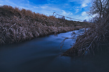 Winter Long Exposure in a cold small River