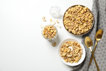 Photo of uncooked food for breakfast - muesli