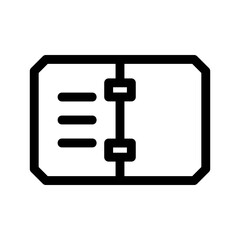 Fototapeta premium document icon or logo isolated sign symbol vector illustration - high-quality black style vector icons 