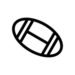 football icon or logo isolated sign symbol vector illustration - high-quality black style vector icons
