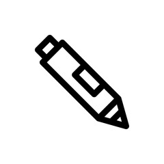 fountain pen icon or logo isolated sign symbol vector illustration - high-quality black style vector icons
