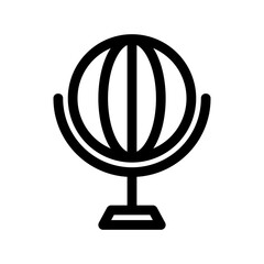 globe icon or logo isolated sign symbol vector illustration - high-quality black style vector icons
