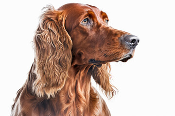 Graceful Irish Setter: A Majestic Dog Portrait