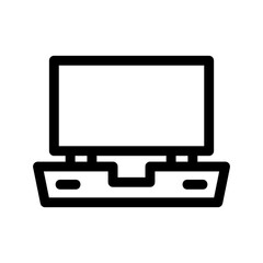 laptop icon or logo isolated sign symbol vector illustration - high-quality black style vector icons
