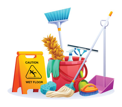 Cleaning Supplies Cartoon Images – Browse 18,455 Stock Photos, Vectors, and  Video