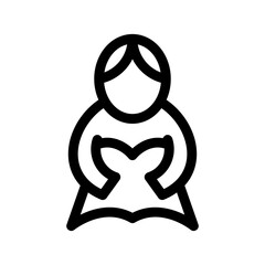 learning icon or logo isolated sign symbol vector illustration - high-quality black style vector icons
