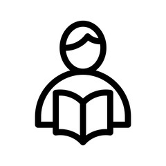 learning icon or logo isolated sign symbol vector illustration - high-quality black style vector icons
