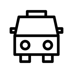 minibus icon or logo isolated sign symbol vector illustration - high quality black style vector icons
