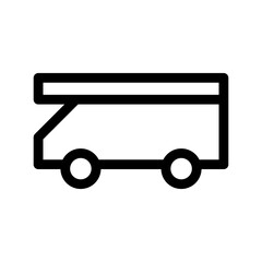 minibus icon or logo isolated sign symbol vector illustration - high quality black style vector icons
